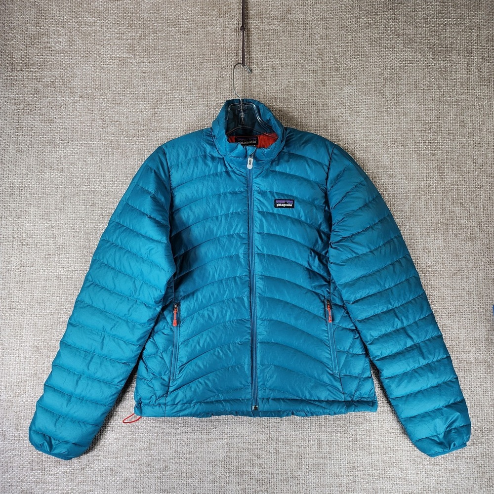 Patagonia Down Sweater Jacket Womens S Turquoise Puffer‎ Insulated 84682